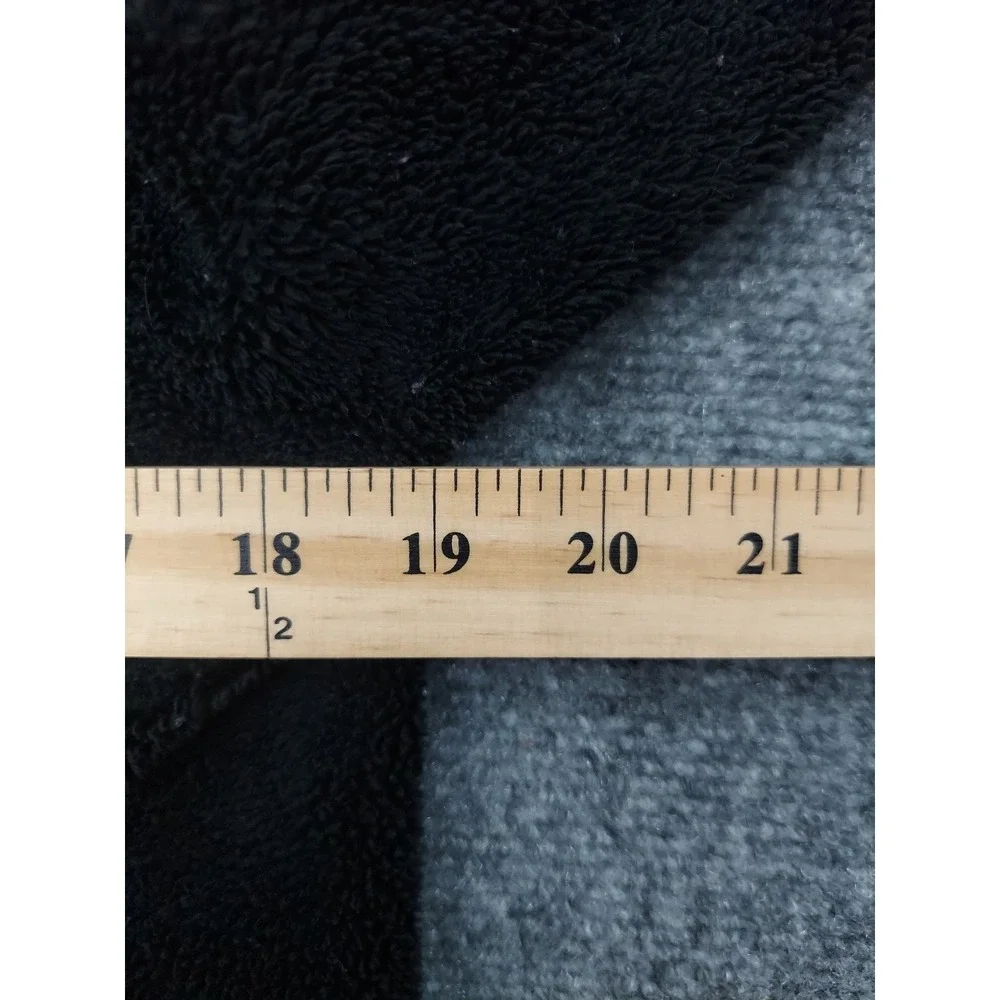 The North Face Fleece Jacket Women Medium Black Full Zip Pockets OSITO High Pile